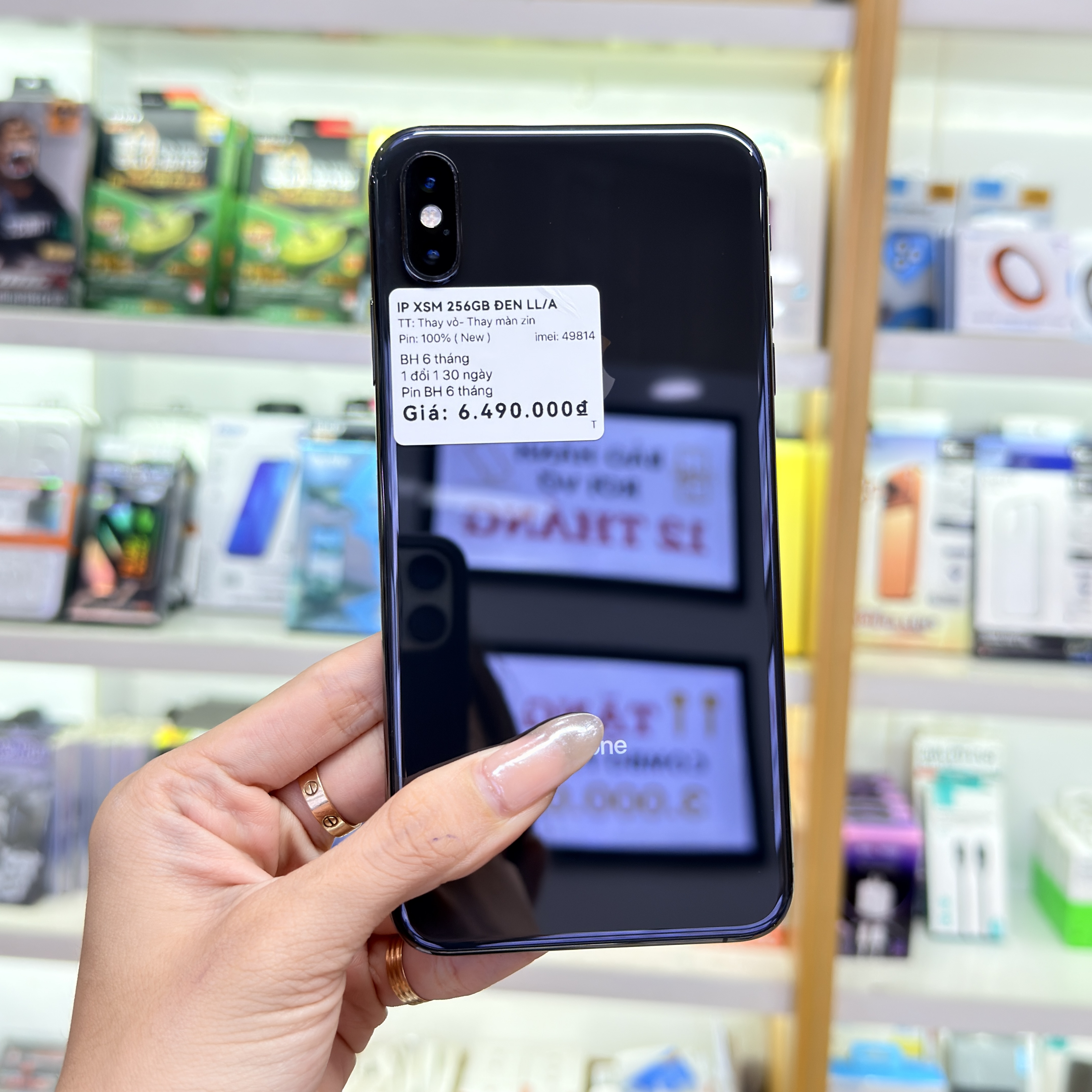 IP XSMAX 256GB ĐEN LL