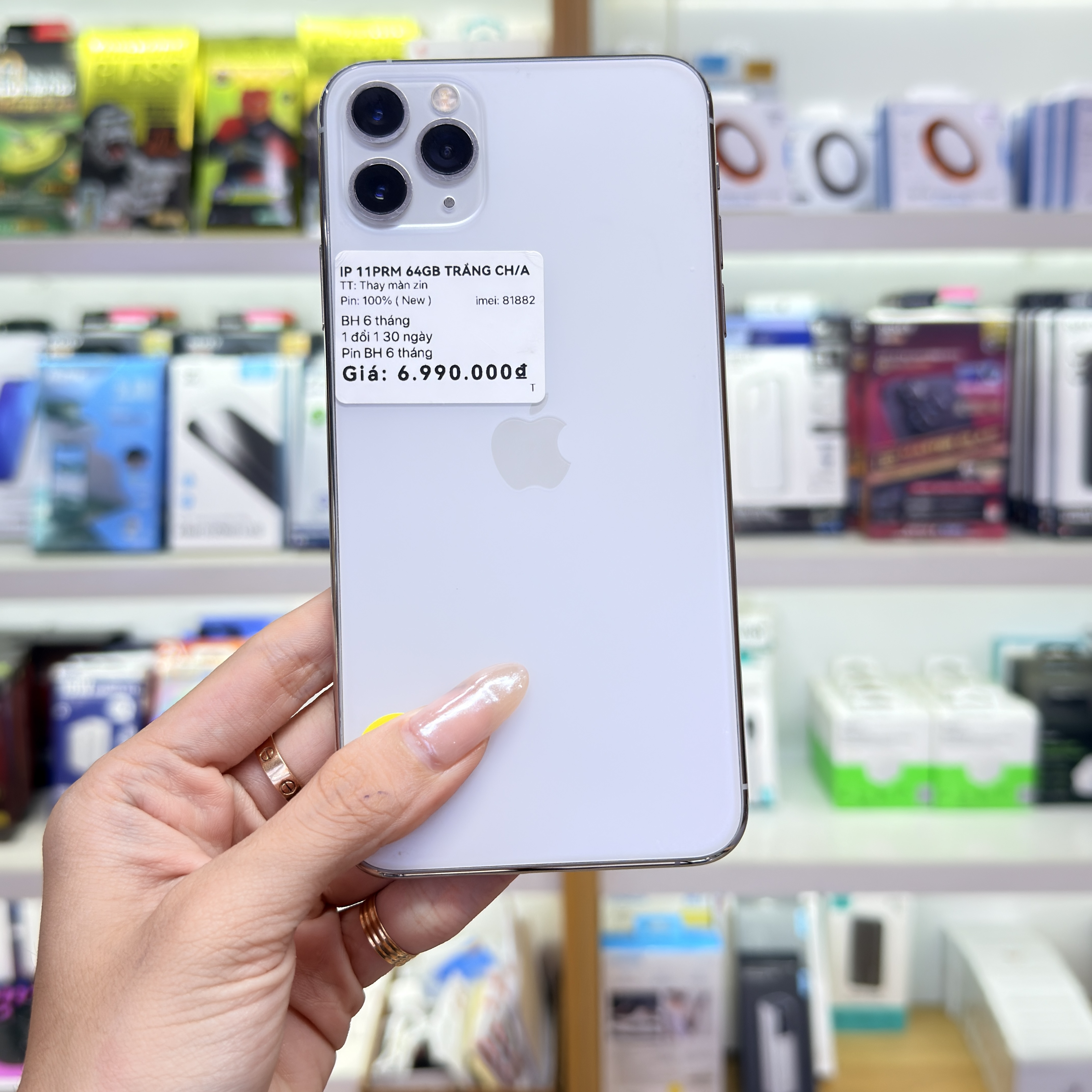 IPHONE 11 PROMAX TRẮNG CH/A 64GB