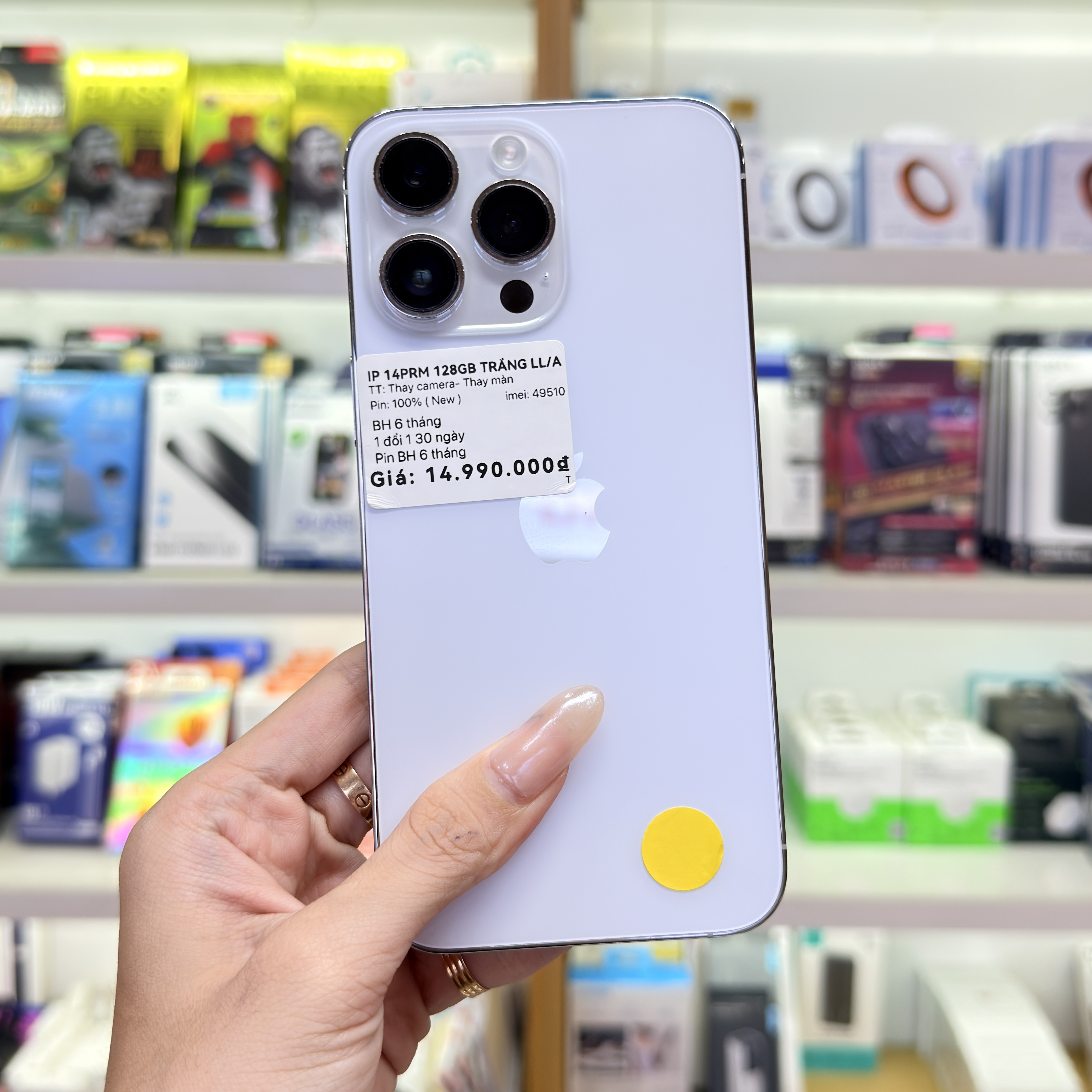 IPHONE 14PROMAX TRẮNG LL 128GB