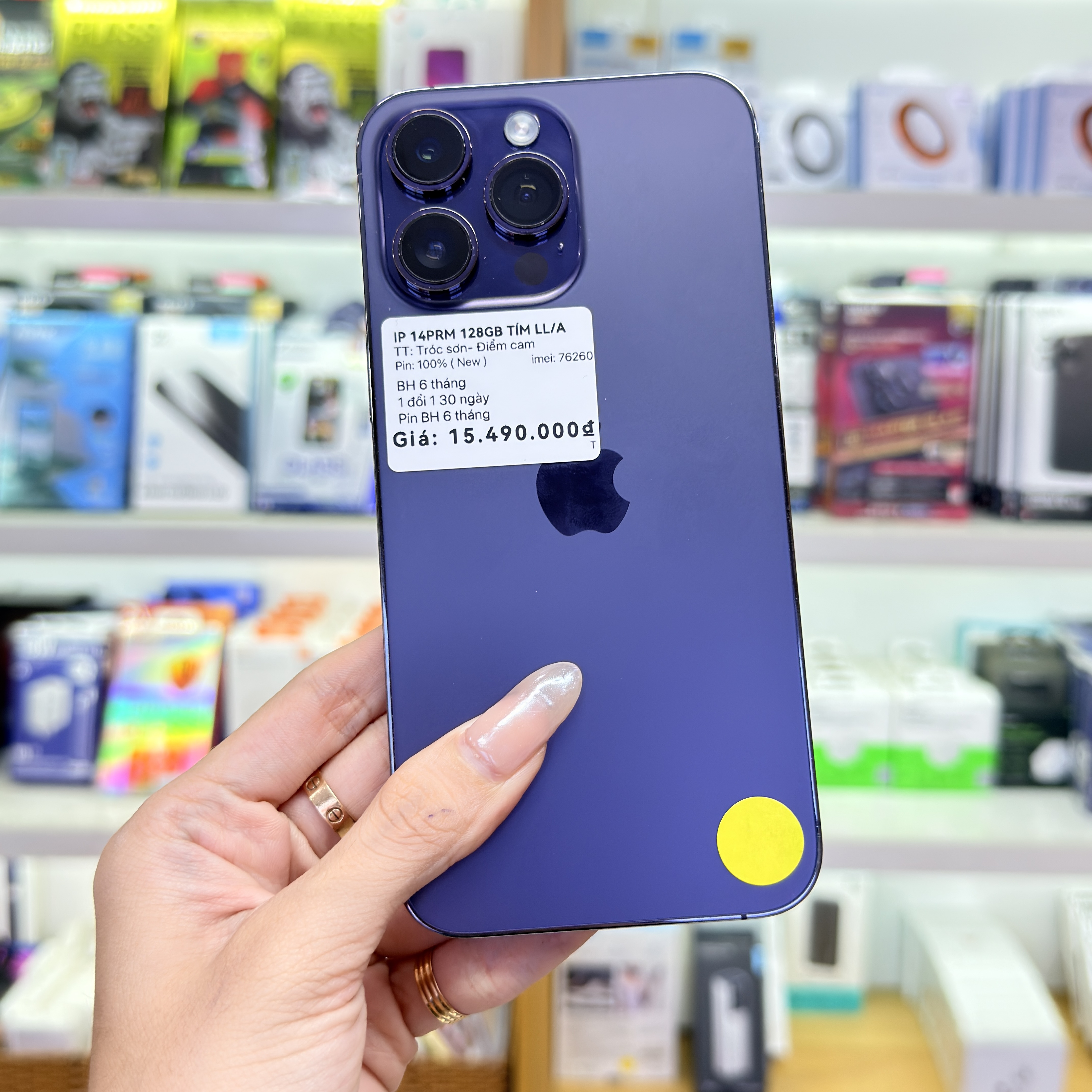 IPHONE 14PROMAX TÍM LL 128GB