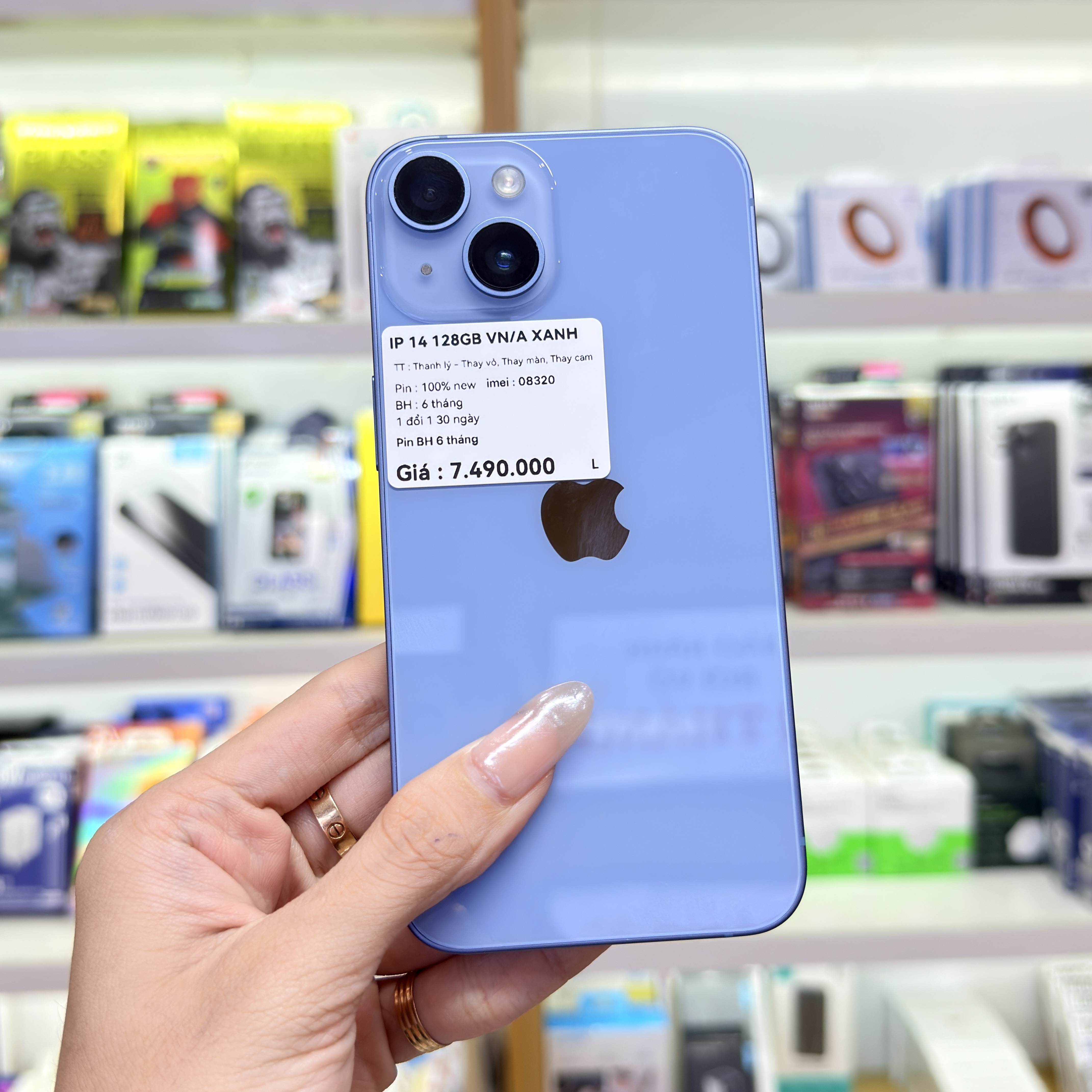 IPHONE 14 128GB XANH VN