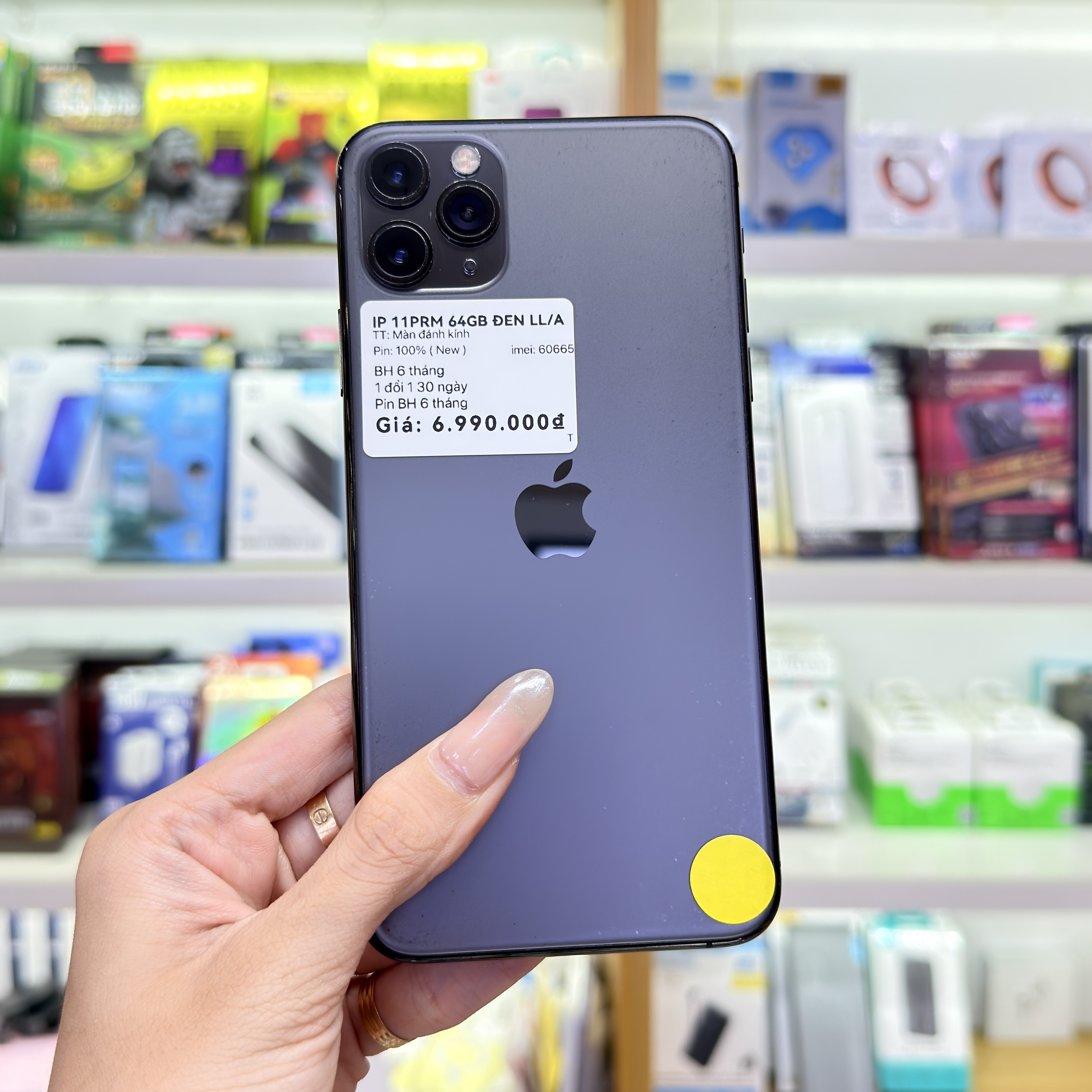 IPHONE 11PROMAX 64GB ĐEN LL/A